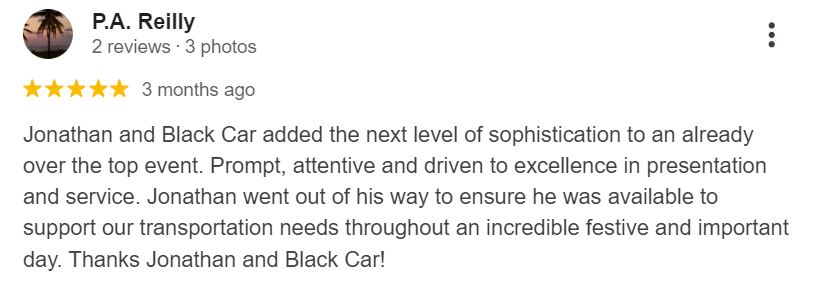 Baltimore Black Car Review